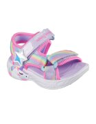 Skechers Сандали Unicorn Dreams с велкро и цветен блок Лавандула/Розово