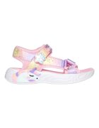 Skechers Сандали Unicorn Dreams с велкро и цветен блок Светлорозов