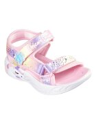 Skechers Сандали Unicorn Dreams с велкро и цветен блок Светлорозов
