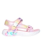 Skechers Сандали Unicorn Dreams с велкро и цветен блок Светлорозов
