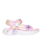 Skechers Сандали Unicorn Dreams с велкро и цветен блок - Жълт/Аквамарин син/Розово
