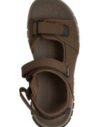 Skechers Сандали Wagner Avalon от еко кожа с велкро Кафяв