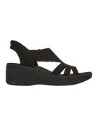 Skechers Скосени сандали Slip-ins™ Parallel Lite - Черен