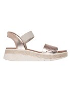 Skechers Скосени сандали Slip Ins™ Sun Ray Розово златисто