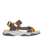 Skechers Скосени сандали Tread Seeker с велкро - Оранжев/Лайм зелено/Tъмносив