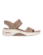 Skechers Скосени сандлаи GO WALK Arch Fit 2.0 Slip-Ins - Бежов