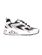 Skechers Скосени спортни обувки със синтетика - Бял/Златист/Черен