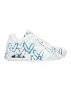 Skechers Скосени спортни обувки Spread The Love - Бял/Сив