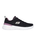 Skechers Спортни обувки Air Dynamight с нисък профил - Черен/Тъмнорозов