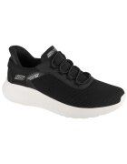 Skechers Спортни обувки Bobs от мрежа и синтетика с лесно обуване - Бял/Черен