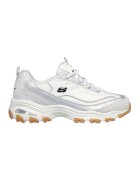 Skechers Спортни обувки D'Lites Dazzling Shine с мрежести зони - Бял/Светло