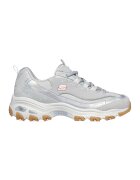 Skechers Спортни обувки D'Lites Dazzling Shine с мрежести зони - Пепеляво сиво
