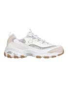 Skechers Спортни обувки D'Lites с лого - Бял