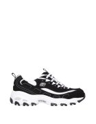 Skechers Спортни обувки D'Lites с лого - Бял/Черен
