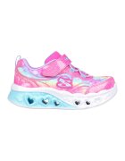 Skechers Спортни обувки Flutter Heart Lights с бляскав ефект - Лавандула/Яркорозово