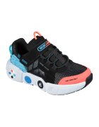 Skechers Спортни обувки Gametronix с велкро - Черен/Аквамарин син/Корал