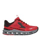 Skechers Спортни обувки Glide-Step Plus Slip-ins с връзки - Бял/Черен/Аленочервен