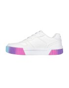 Skechers Спортни обувки Jade от еко кожа с платформа - Бял/Розово/Син