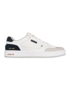 Skechers Спортни обувки League Imperion с кожа - Мръснобял/Тъмносин