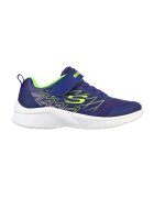 Skechers Спортни обувки Microspec Texlor с велкро - Електриково Зелено/Тъмносин