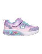 Skechers Спортни обувки My Dreamers Lil Mermaid с LED светлинки - Аквамарин син/Пастелнорозов/Аметист