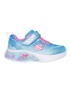 Skechers Спортни обувки My Dreamers Lil Mermaid с LED светлинки - Светлорозов/Светлосин