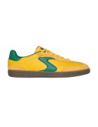 Skechers Спортни обувки от еко кожа Hotshort с велур - Зелен/Жълт