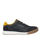 Skechers Спортни обувки от еко кожа и велур - Черен/Жълт