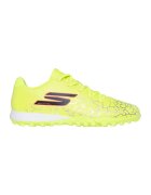 Skechers Спортни обувки от еко кожа с графичен дизайн - Сламеножълт/Сребрист