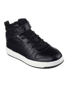 Skechers Спортни обувки от еко кожа с Smoothstreet - Бял/Черен