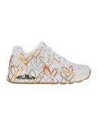 Skechers Спортни обувки от еко кожа Uno-Metallic Love - Бял/Златист/Сребрист