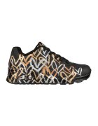 Skechers Спортни обувки от еко кожа Uno-Metallic Love - Златист/Черен/Сребрист