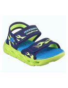 Skechers Спортни обувки от текстил Thermo-Splash Heat-Flo с велкро Лайм зелено/Тъмносин