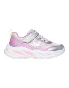 Skechers Спортни обувки S-Lights Cosmic Glow с LED светлини - Пастелнорозов/Бял/Сребрист