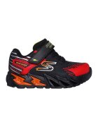 Skechers Спортни обувки S Lights Flex-Glow Bolt с велкро - Червен/Черен