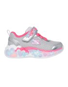Skechers Спортни обувки S-Lights с блясък - Фуксия/Сребрист