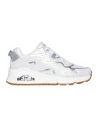 Skechers Спортни обувки с метализирани зони - Светло сив/Бял/Карамел