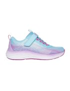 Skechers Спортни обувки с нисък профил и велкро - Лилав/Ледено синьо