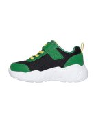Skechers Спортни обувки с принт и велкро - Зелен/Черен/Син