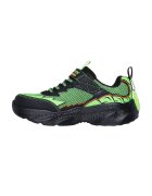 Skechers Спортни обувки с велкро - Черен/Лайм зелено