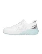Skechers Спортни обувки Sizzle- Snoop Dog с кожа - Бял/Небесносин