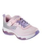 Skechers Спортни обувки Skech-Air Fusion с велкро и брокат - Праскова/Сребрист