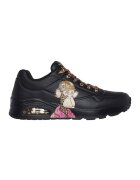 Skechers Спортни обувки Snoop Dogg от еко кожа с принт - Черен/Бежов