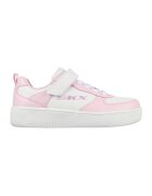 Skechers Спортни обувки Sport Court 92 от еко кожа - Бял/Пастелнорозов