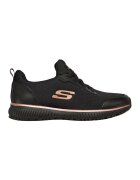 Skechers Спортни обувки Work™ Squad SR от текстил - Черен/Розово златисто