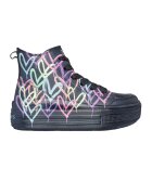 Skechers Спортни обувки Street от еко кожа - Черен/Многоцветен
