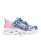 Skechers Спортни обувки Twisty Brights с велкро и брокат - Тъмносин/Розово