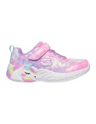 Skechers Спортни обувки Unicorn Dreams с бутон On/Off - Светлорозов/Лилав