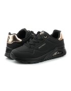 Skechers Спортни обувки Uno Gen1 - Shimmer Away с перфорации - Златист/Черен