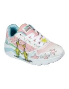 Skechers Спортни обувки Uno Lite Friendly - Бял/Жълт/Розово